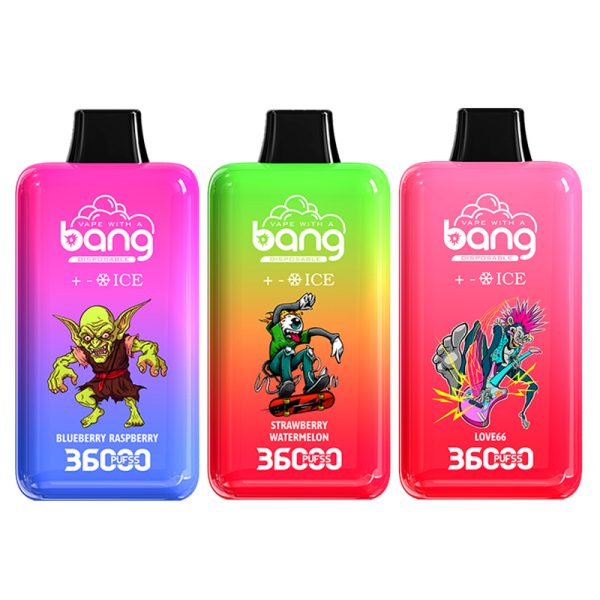 bang 36k is-0 Vape Bang 36000 puff 36k E-cigarett-10PCS/1 låda