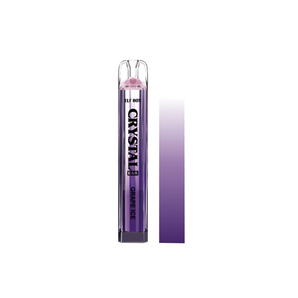 elf box kristall bar 600-4 Vape Elf Box Crystal Bar 480 puff E-cigarett-10PCS/1 låda