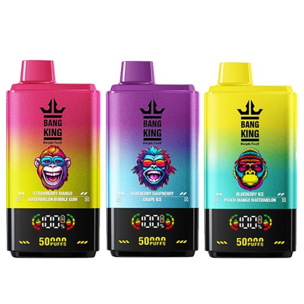 bang king 50 km vape bang king 50k-E-cigarett-10PCS/1 låda