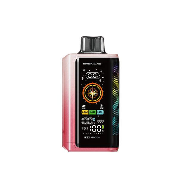 maskking vape ic x 40k-2 maskking vape icex 40k-E-cigarett-10PCS/1 låda